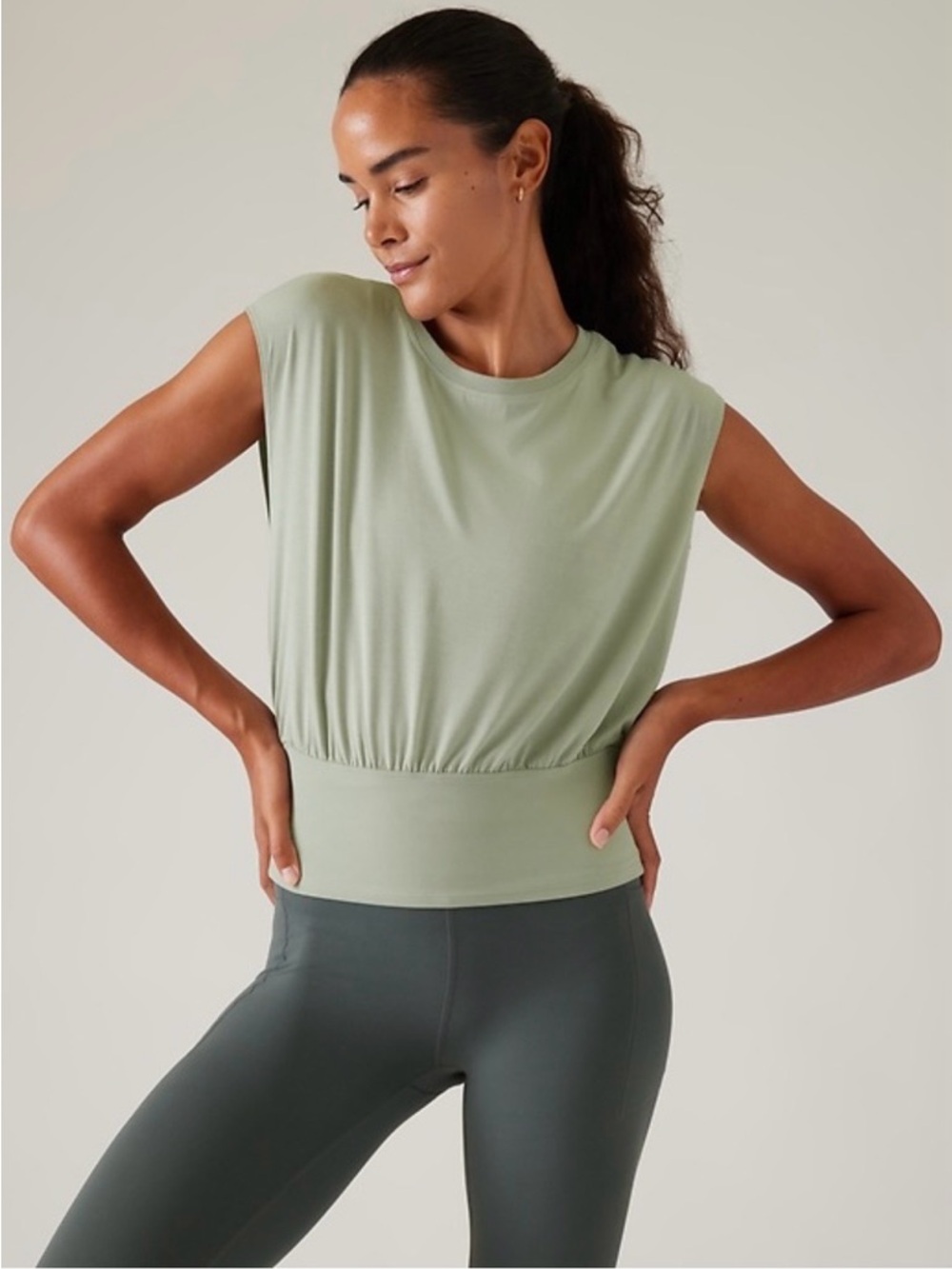 Athleta Ease in Hybrid Tee